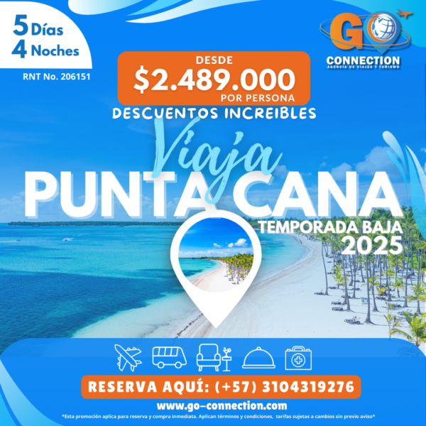 Plan a Punta Cana Temporada Baja 2025
